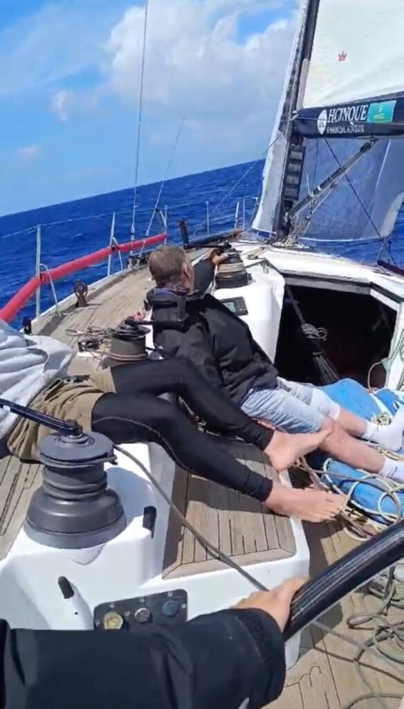 Trasferimento barca a vela